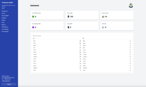 School bus tracking app showing live vehicle location